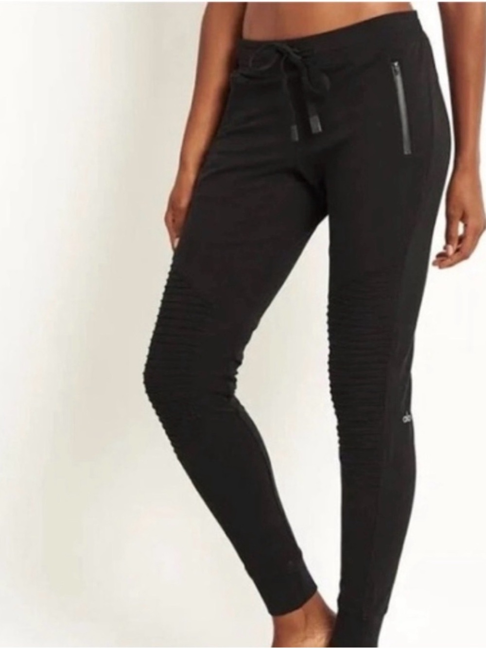 Alo Yoga black Moto Jogger Pants - Women